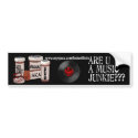 Are you a music Junkie? bumper stickers