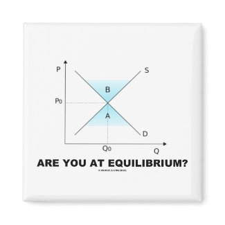 Are You At Equilibrium? (Supply-And-Demand Curve) magnet