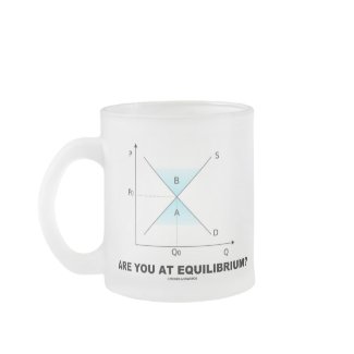 Are You At Equilibrium? (Supply-And-Demand Curve) mug