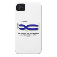 Are You At The Centromere Or Telomere Of Life? iPhone 4 Cases