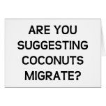 Are You Coconuts Cards