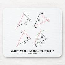 Are You Congruent? (Congruent Angles) Mousepad