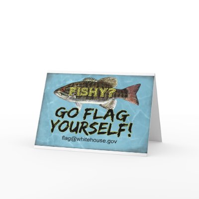 Are YOU Fishy Notecard by angrymobgear