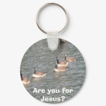 Are you for Jesus? keychains by GoodAmazon Are you for Jesus? keychains