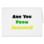 Are You From Jamaica...Jamaican Me Crazy Cards