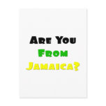 Are You From Jamaica...Jamaican Me Crazy Postcard