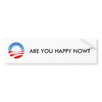 Are You Happy Now bumper stickers by icookit Are You Happy Now bumper stickers