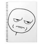 are you kidding me face spiral notebook