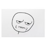 Are You Kidding Me Rage Face Meme Stationery Paper