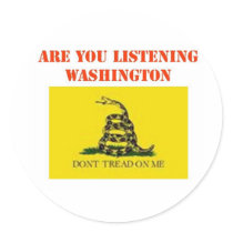 ARE YOU LISTENING WASHINGTON stickers