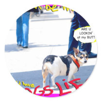 Are You Lookin at my butt? stickers by OLANartist Are You Lookin at my butt? stickers