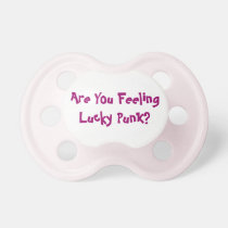 Are You Lucky Baby Pink Pacifier