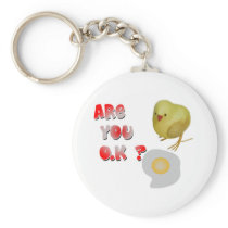 Are you o.k ? keychain