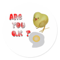 Are you o.k ? sticker