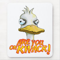 Are You on Kwack! Mousepad by MDKgraphics Are You on Kwack! Mousepad