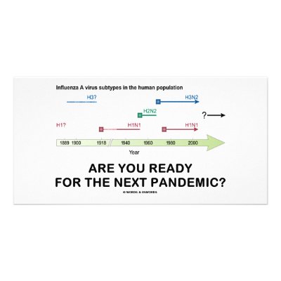 Are You Ready For The Next Pandemic? Custom Photo Card by wordsunwords
