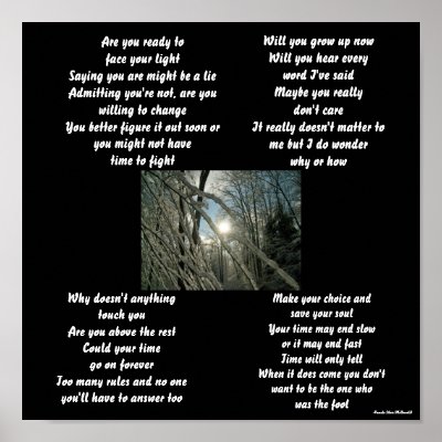 Are you ready toface your light...Poster by pammys