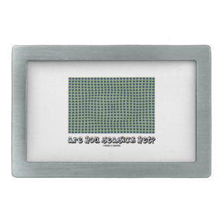 Are You Seasick Yet? (Motion Illusion) Rectangular Belt Buckle