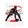 Are you serious Red Fielder Softball Postcards
