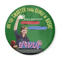 Are You Smarter Than Bush? magnets by gxiong Are You Smarter Than Bush? magnets