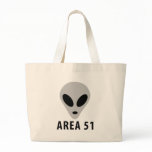 area 51 - alien head bag