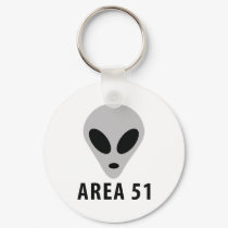area 51 - alien head keychains