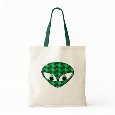 Area 51 Alien Tote Bag by UFOGifts