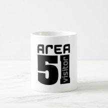 Area 51 Alien Visitor Coffee Mugs
