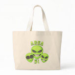 Area 51 Aliens Tote Bags