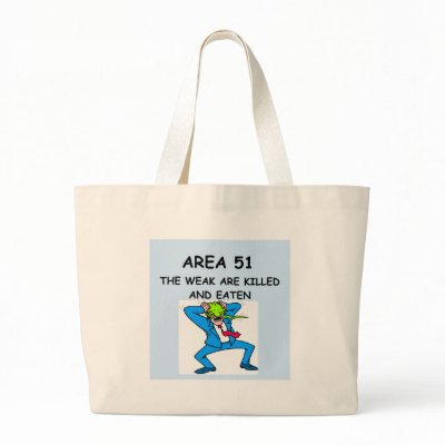 AREA  51 CANVAS BAGS by jimbuf