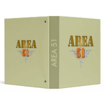 AREA 51 3 RING BINDER