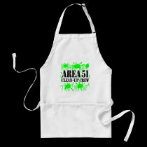 Area 51 Clean-Up Crew aprons