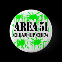 Area 51 Clean-Up Crew buttons