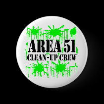 Area 51 Clean-Up Crew buttons