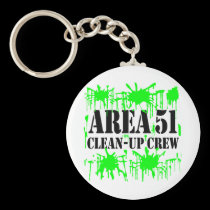 Area 51 Clean-Up Crew keychains