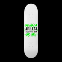 Area 51 Clean-Up Crew skateboards