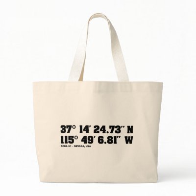 AREA 51 - coordinates Canvas Bag by hardcore07