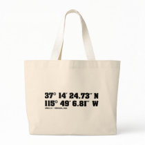 AREA 51 - coordinates Canvas Bag