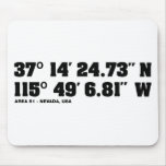 AREA 51 - coordinates mousepads