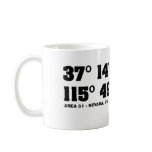 AREA 51 - coordinates Coffee Mug