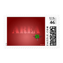 AREA 51 POSTAGE STAMPS