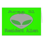 Area 51 Resident Alien cards