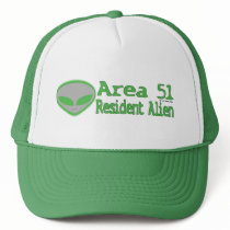 Area 51 Resident Alien hats