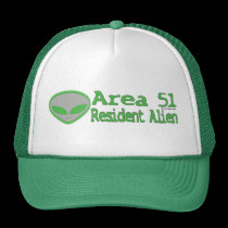 Area 51 Resident Alien hats