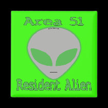 Area 51 Resident Alien magnets