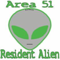 Area 51 Resident Alien Photo Cut Out