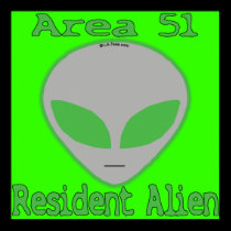 Area 51 Resident Alien posters