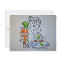 Area 51 spaceman invitation