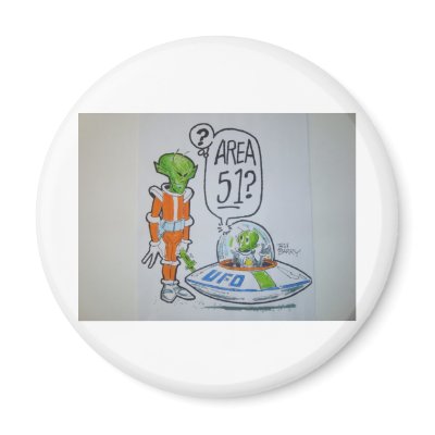 Area 51 spaceman refrigerator magnet by 1880fastguns