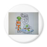 Area 51 spaceman refrigerator magnet